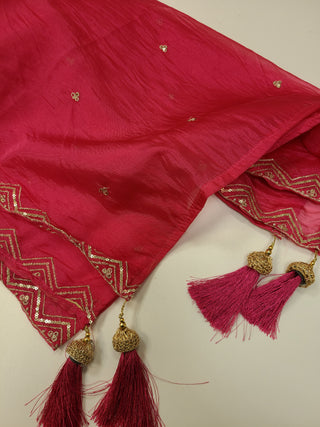 Bright Pink Anarkali-Style