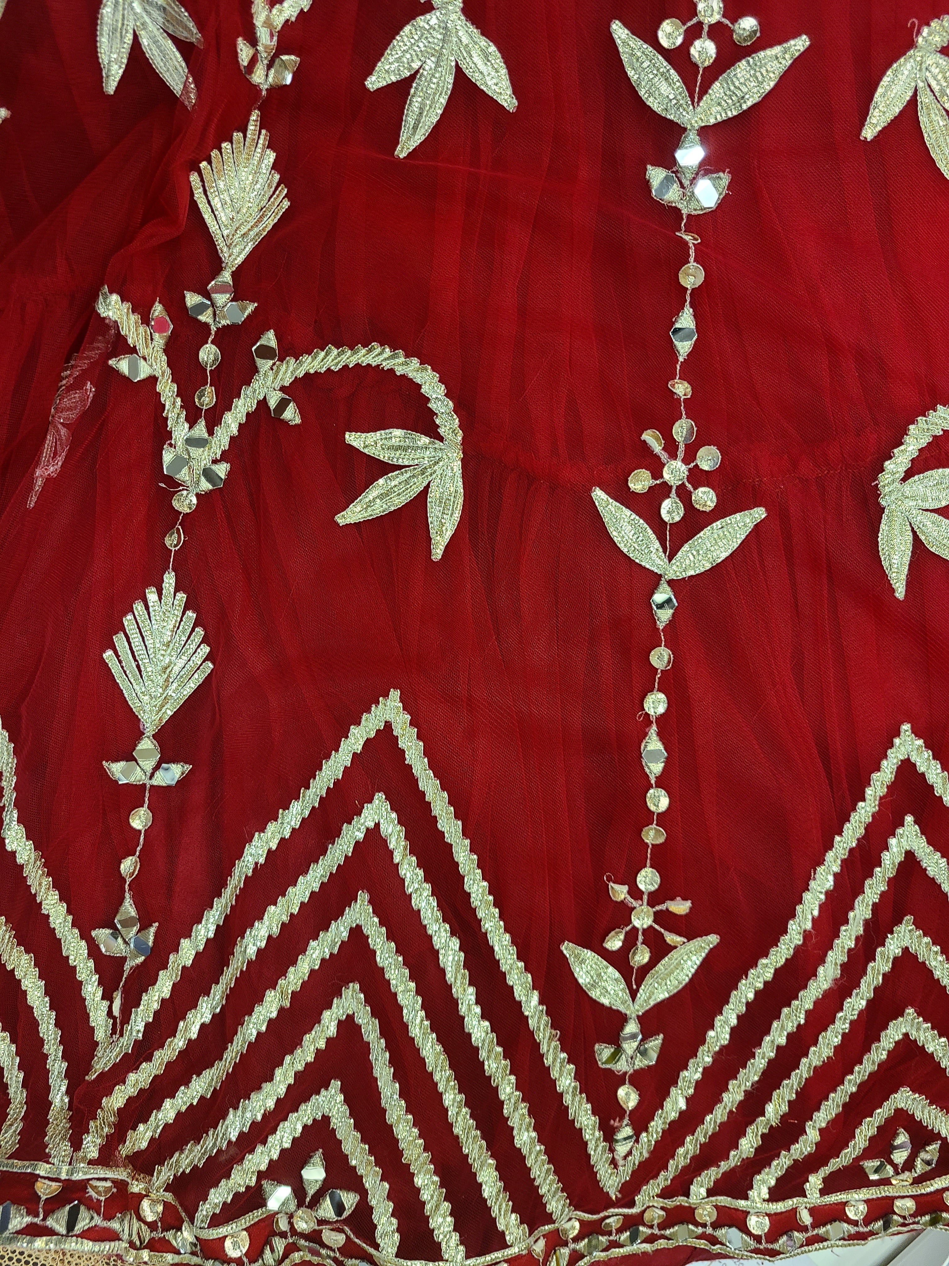 Crimson Lehenga Set