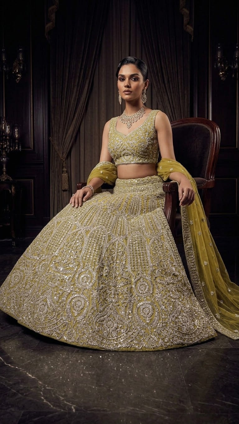 Teal Lehenga Set (Copy)