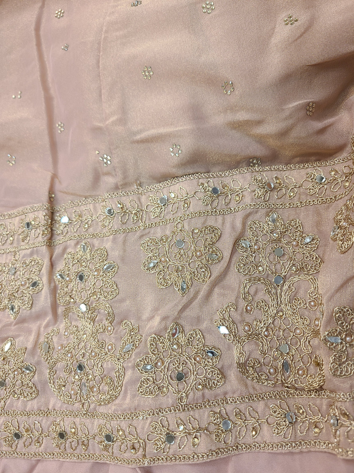 Champagne Gold Lehenga Set