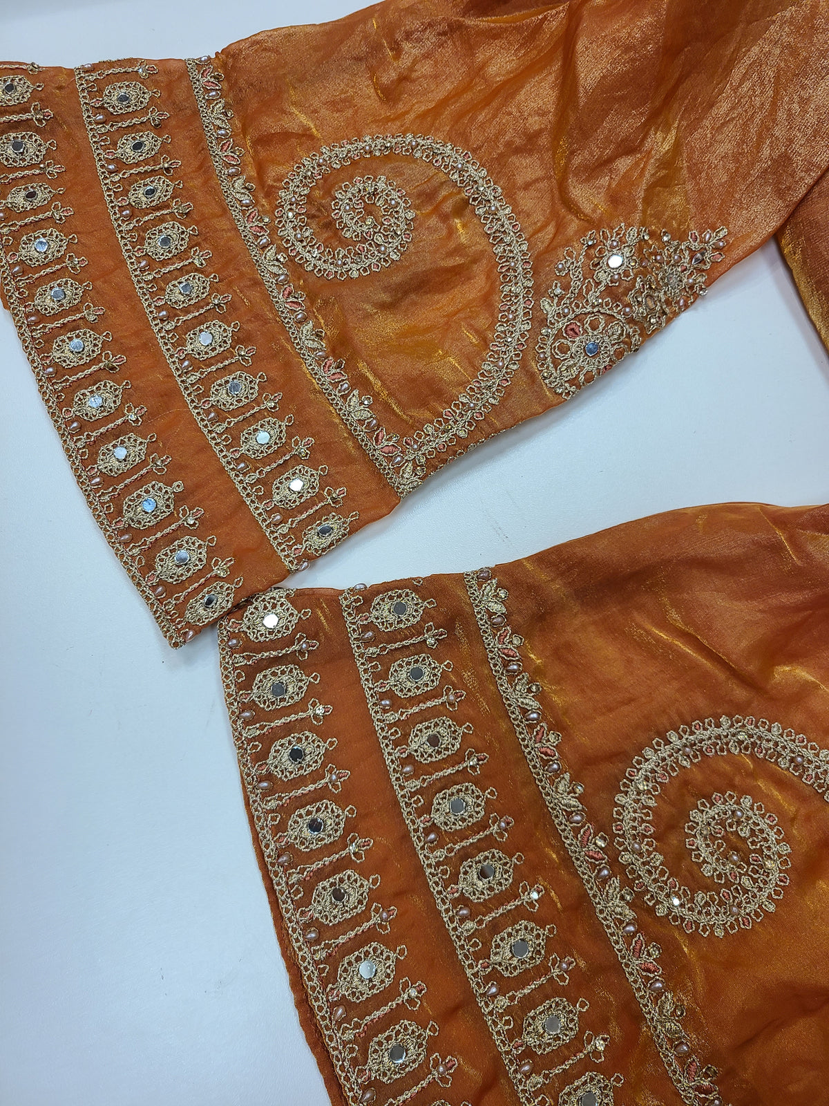 Amber Gold Embellished Lehenga