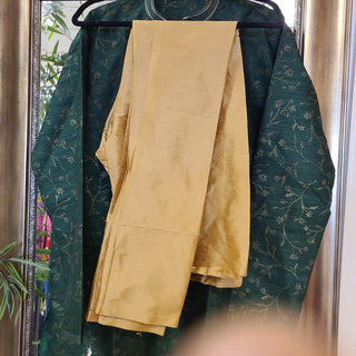 Green Benarasi Kurta