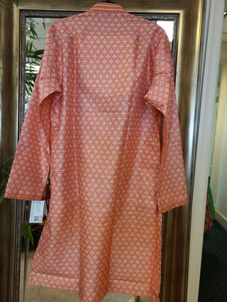 Sequin kurta set - peach