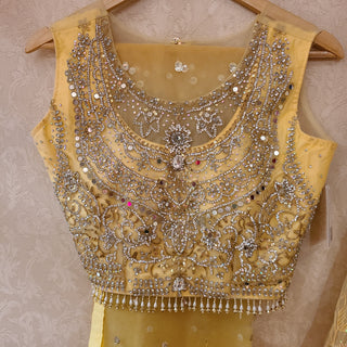 Sequence and Mirror Work Lehenga