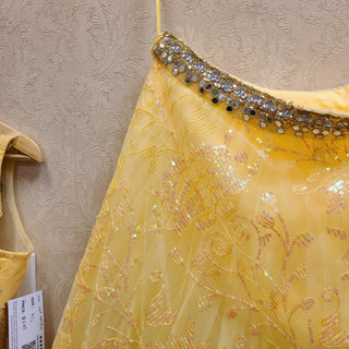 Sequence and Mirror Work Lehenga