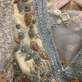 SEA GREEN BUTTERFLY LEHENGA CHOLI