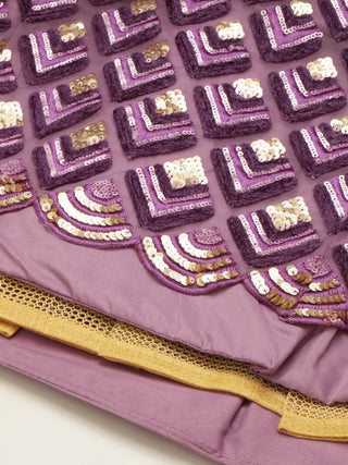 geometric pattern Sequin embroidered Lehenga