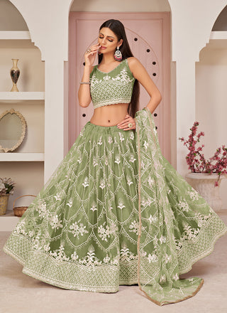 Thread seqin net lehenga - SWS33261