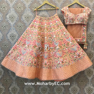 Peach Garden Bridal Lehenga