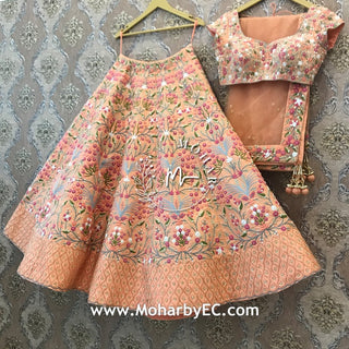 Peach Garden Bridal Lehenga