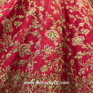 Traditional Red Bridal Lehenga