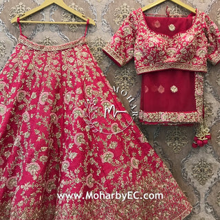 Traditional Red Bridal Lehenga