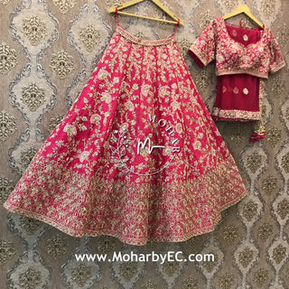 Traditional Red Bridal Lehenga