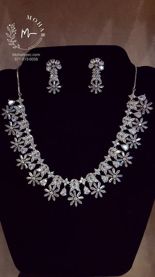 Cubic Zircon AD Indian Jewelry set 11