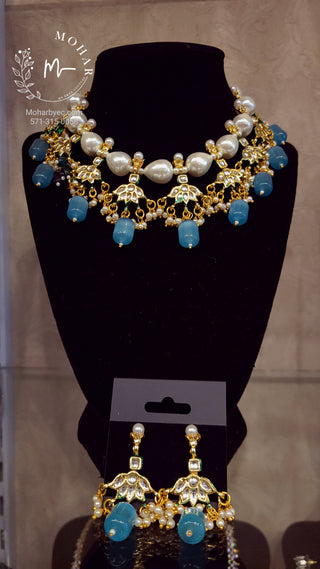 Kundan Indian Jewelry set 16