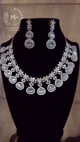 Cubic Zircon AD Indian Jewelry set 13