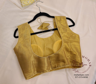 Gold Silk Blouse