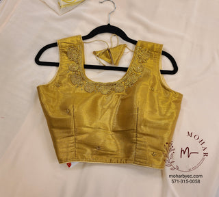 Gold Silk Blouse