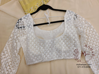 Lace Sequence Blouse - Multiple Colors