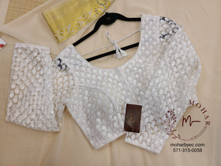 Lace Sequence Blouse - Multiple Colors