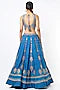 Lapis Blue Traditional Bandhani Lehenga set