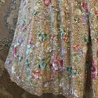 Ivory Soft Net Lehenga Choli